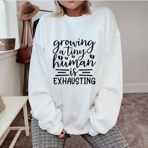 NEW Funny Pregnant Pregnancy Shirt Graphic Sweatshirt S-5X